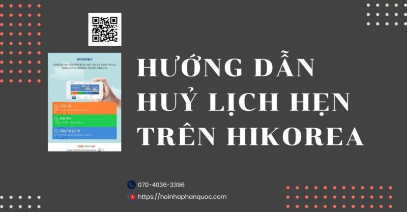 3 buoc huy lich hen tren hikorea 111